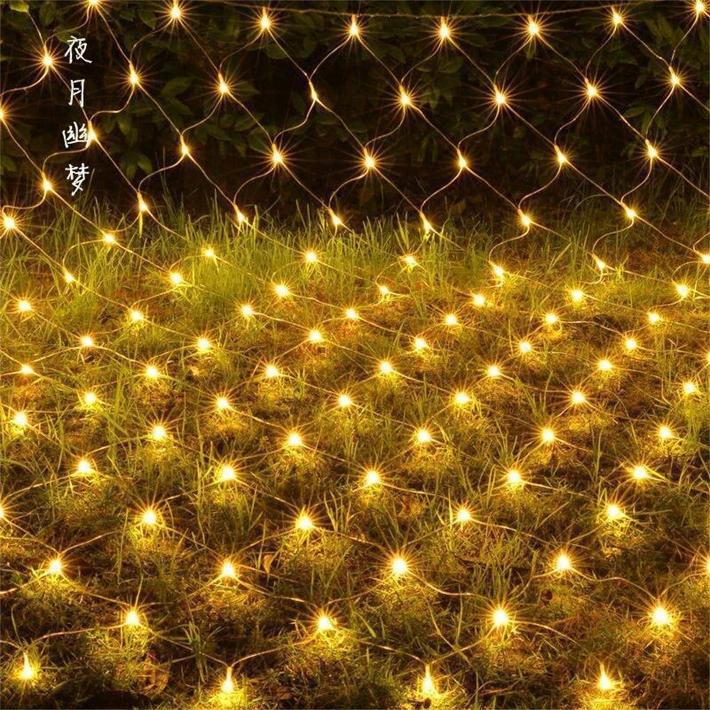 Waterproof LED Mesh Lights for Holiday Parties and Weddings