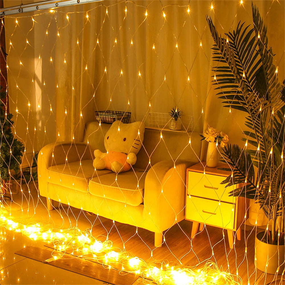 Waterproof Net Mesh LED Lights for Christmas