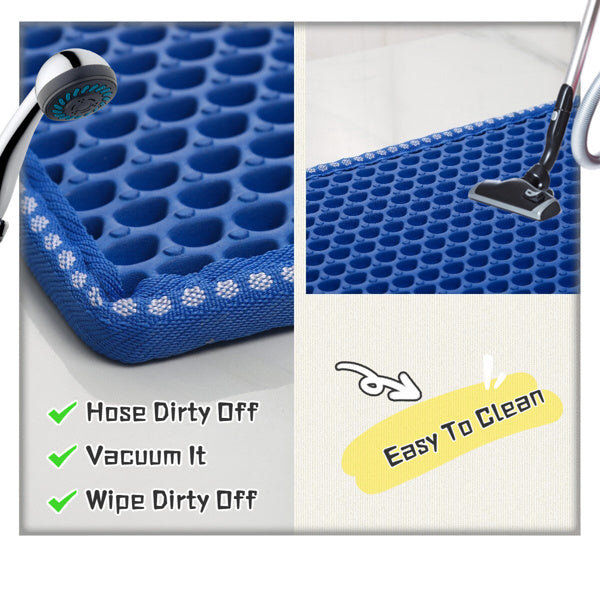 Waterproof cat litter mat for easy cleaning