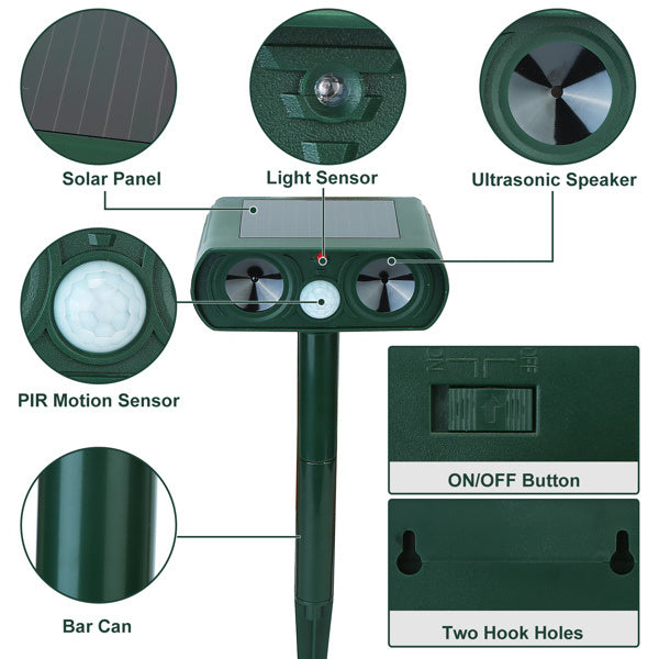 Waterproof ultrasonic pest control device