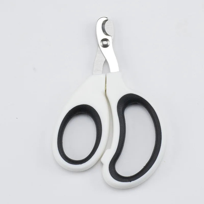 White And Black Cat Nail Scissors