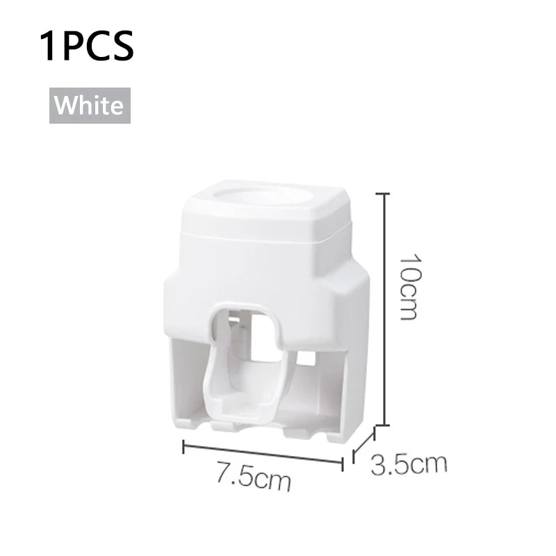 White Automatic Toothpaste Dispenser 