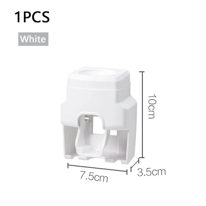White Automatic Toothpaste Dispenser 