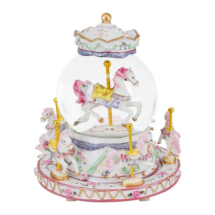 White Valentine Gift Music Box