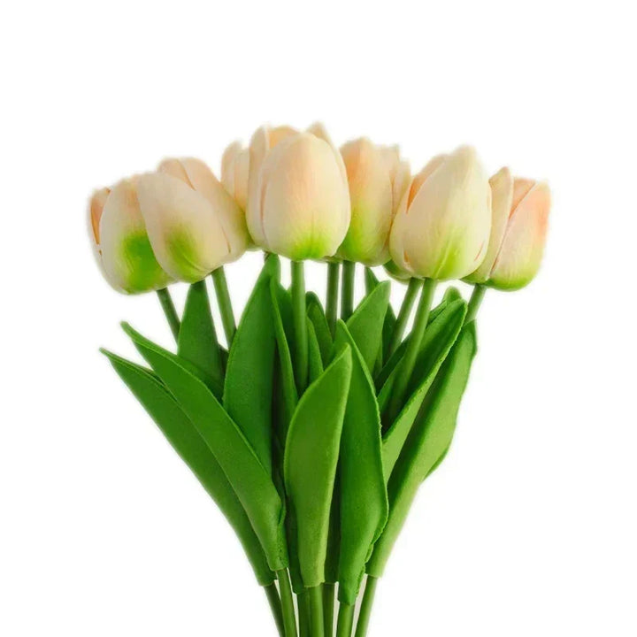 White tulip bouquet for elegance