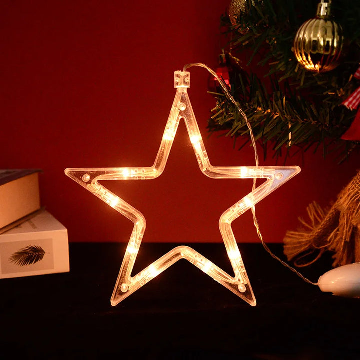 Window ornament with LED Star Style