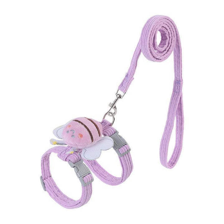 Winged harness leash set for cats