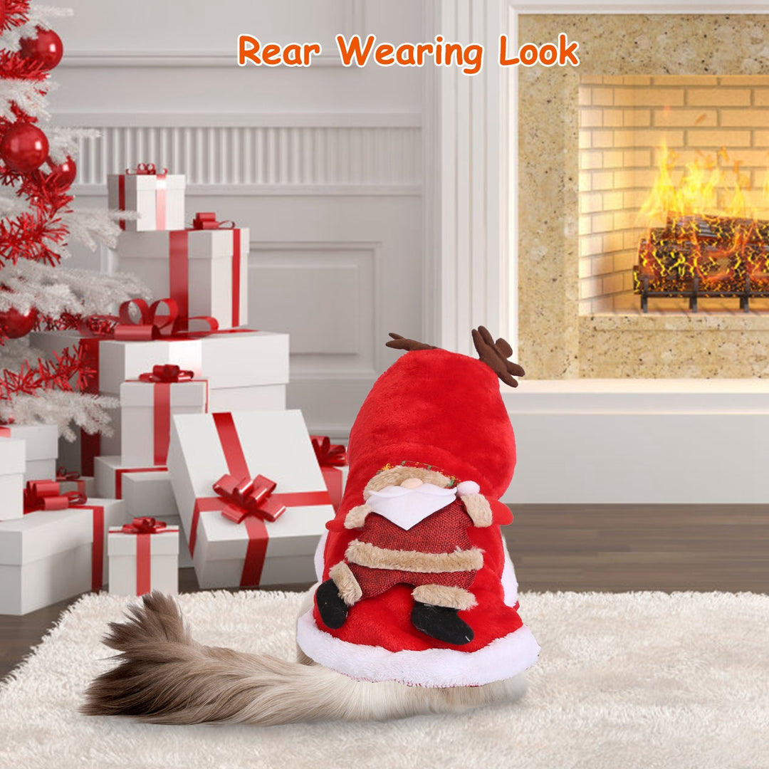 Winter pet coat for holiday season