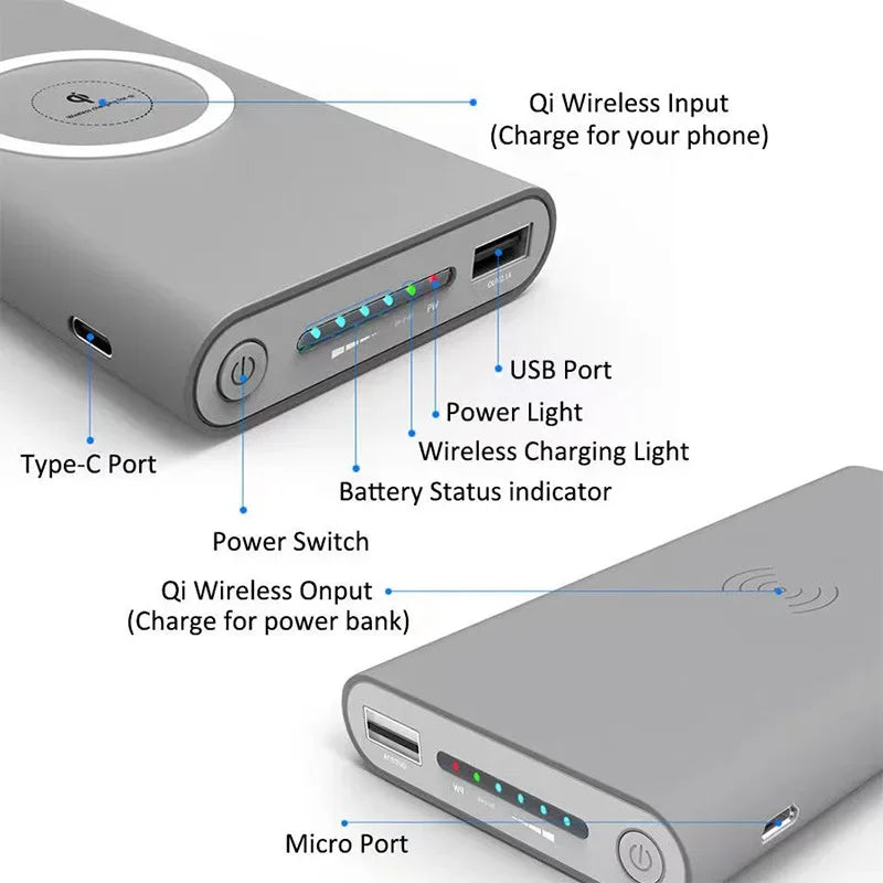 Wireless Battery Pack 20000mAh