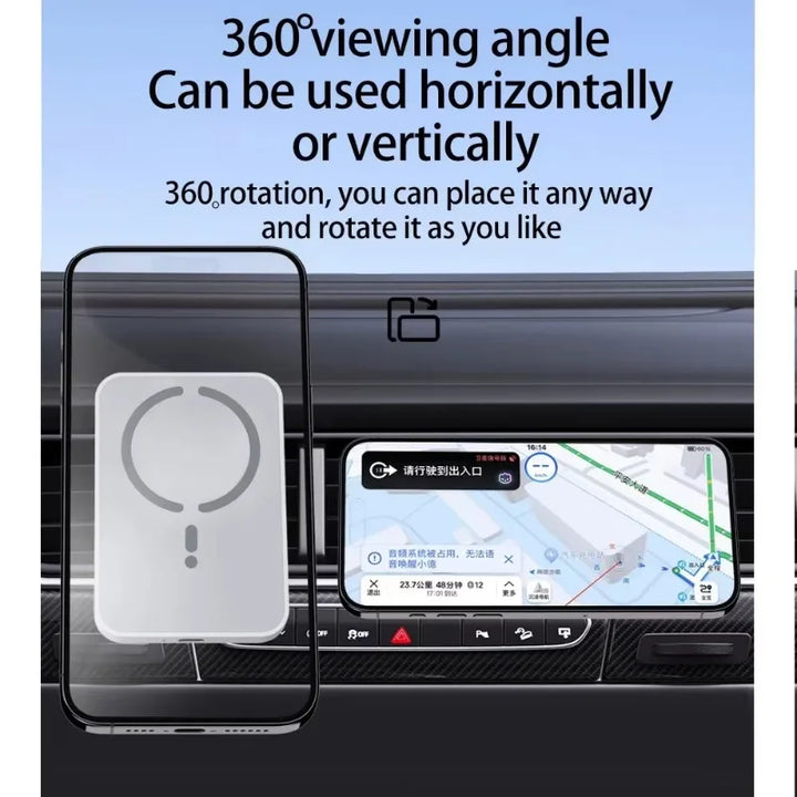 Wireless Car Charger with Air Vent Mount

