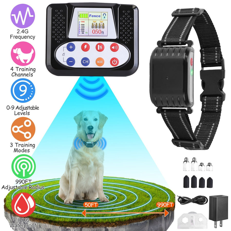 Wireless dog fence collar system