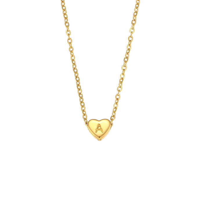 Women Gold Heart Necklace
