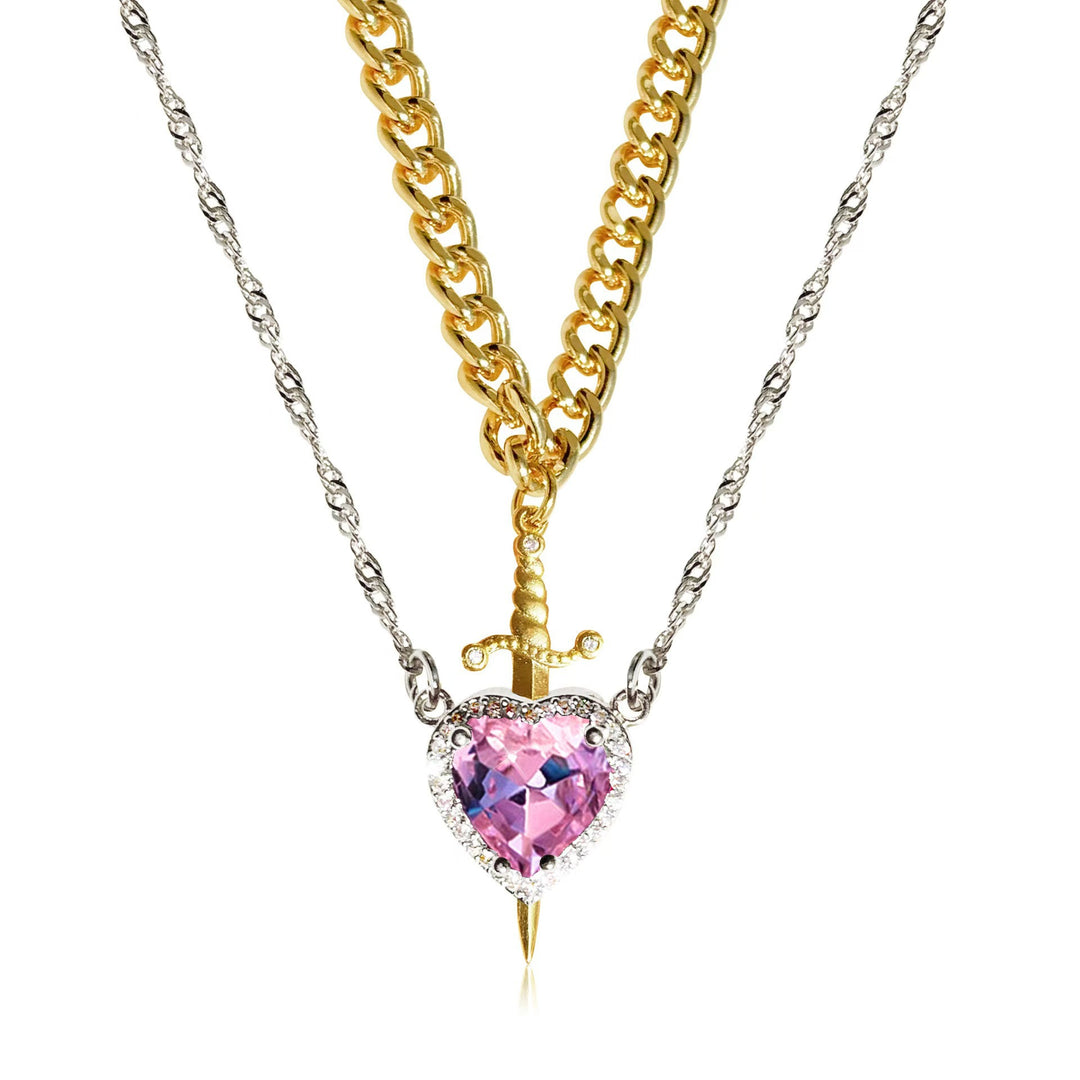 Women Men Crystal Necklace