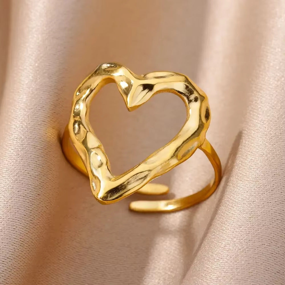 Women Retro Love Ring