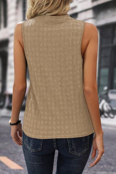 Women’s Textured Notched Tank
