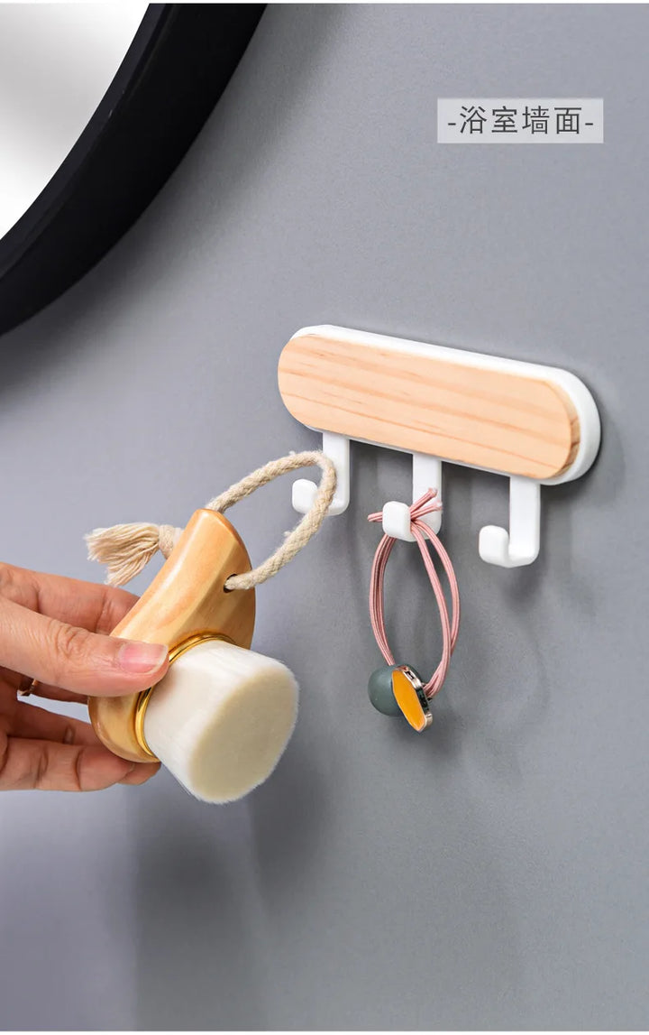 Wood Hook for Multifunctional Use