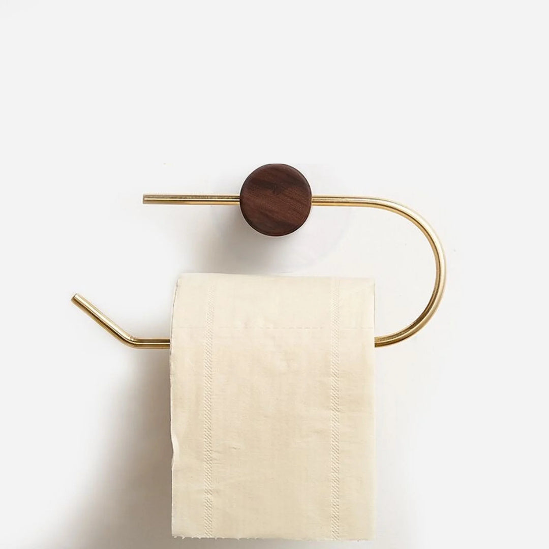 Wood Toilet Paper Holder