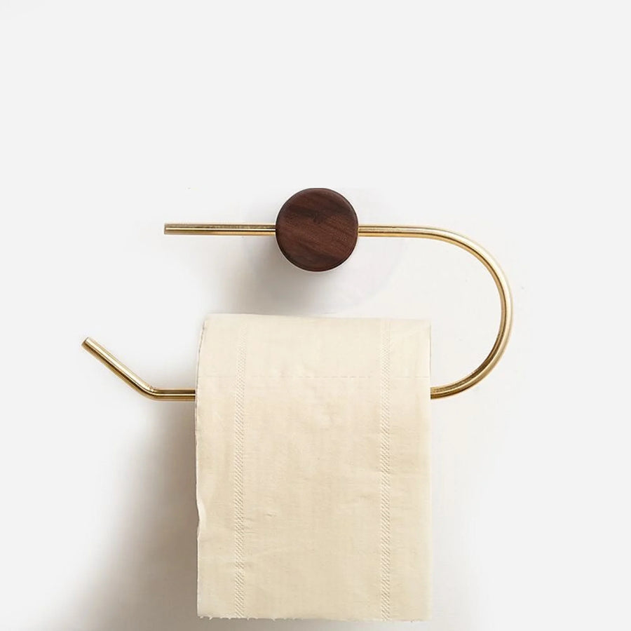 Wood Toilet Paper Holder