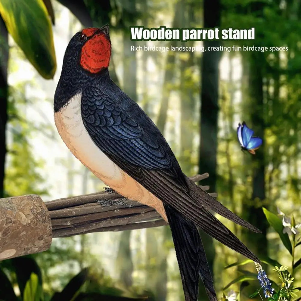 Wooden  Bird Stand