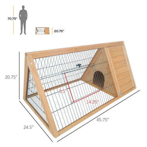 Wooden Bunny Hutch Dimensions