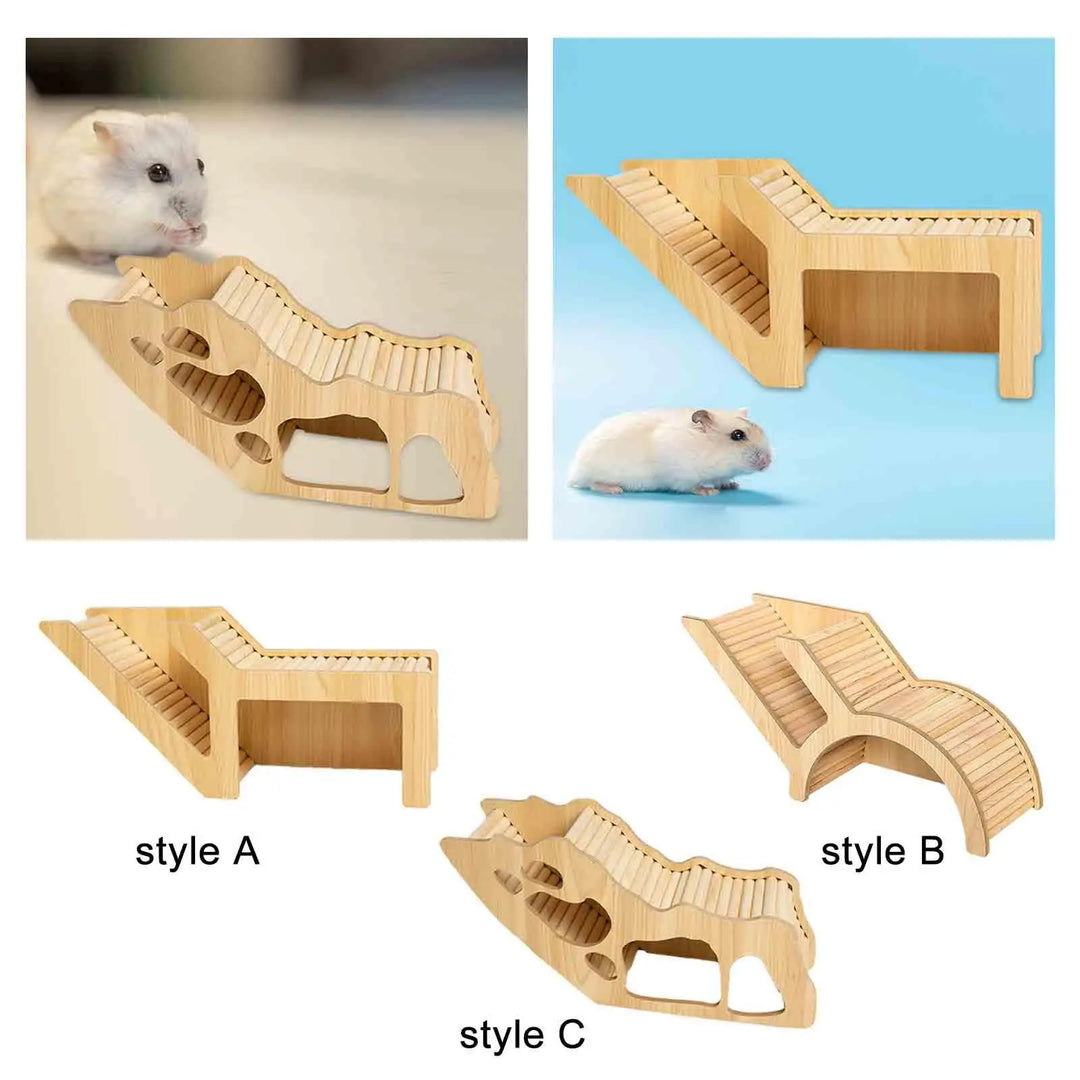 Wooden Hamster Hideaway House
