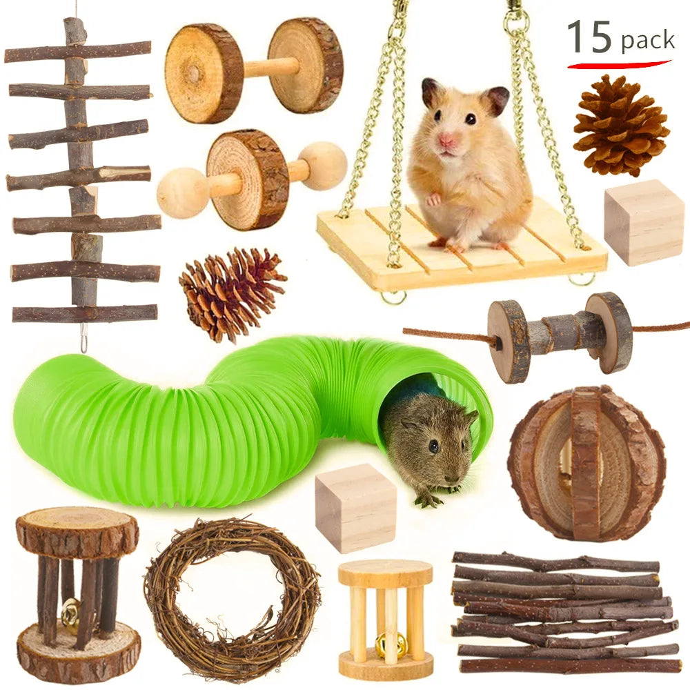 Wooden Molar Toys for Guinea Pigs