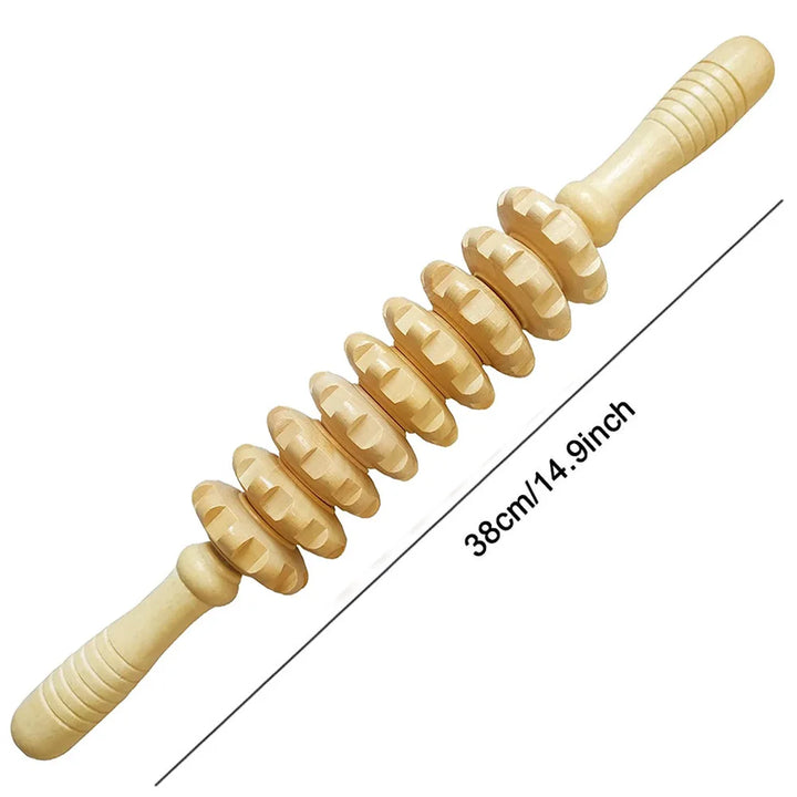 Wooden Roller for Circulation Boost

