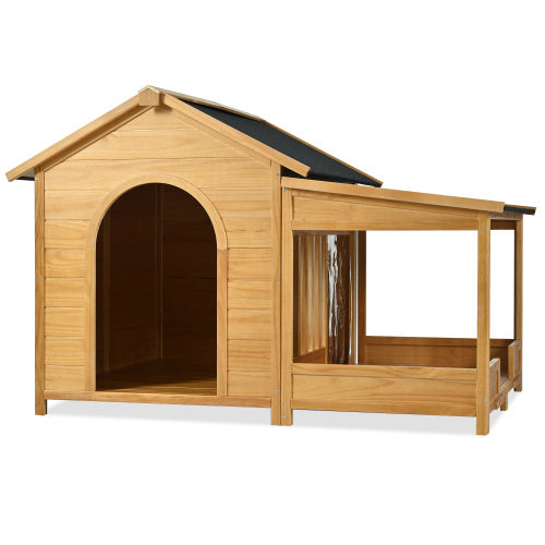 Wooden canine home