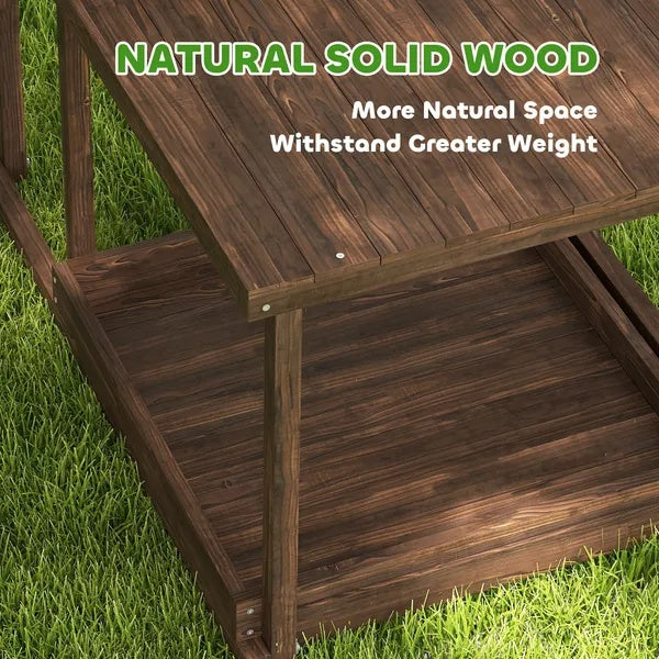 Wooden chicken swing perch ladder