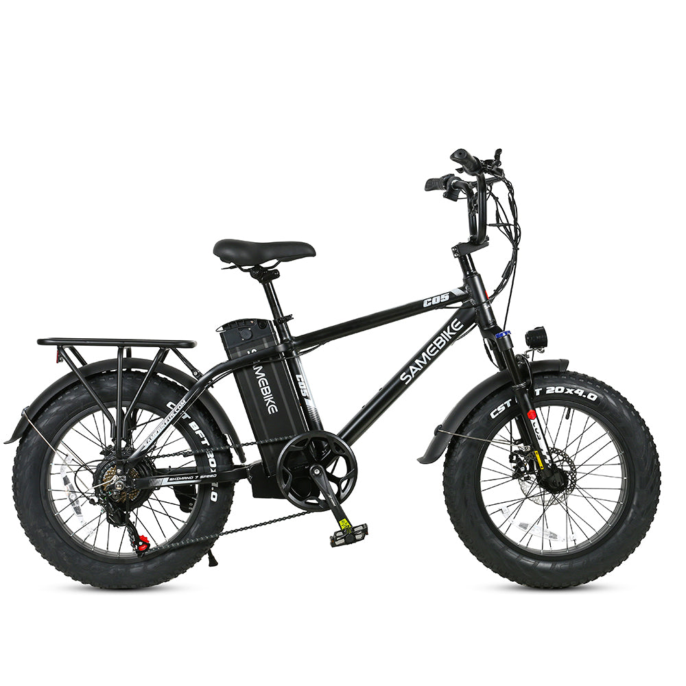 Adult Electric Bike (750W/ 50KM Range/ 35KMPH Top Speed) Black & Red - XWC05