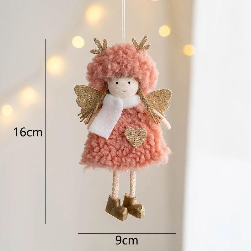 Xmas Angel Pendant Natal Home Ornaments