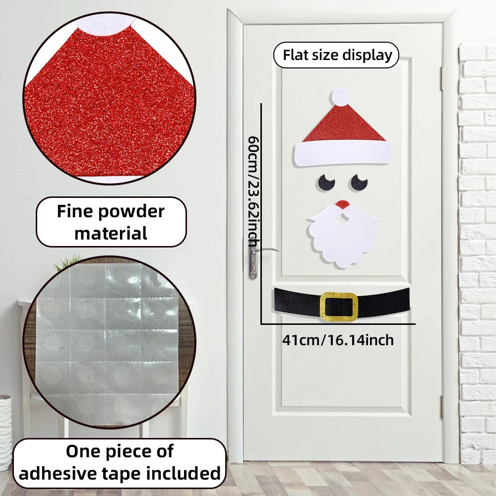 Xmas Door stickers for holiday decor