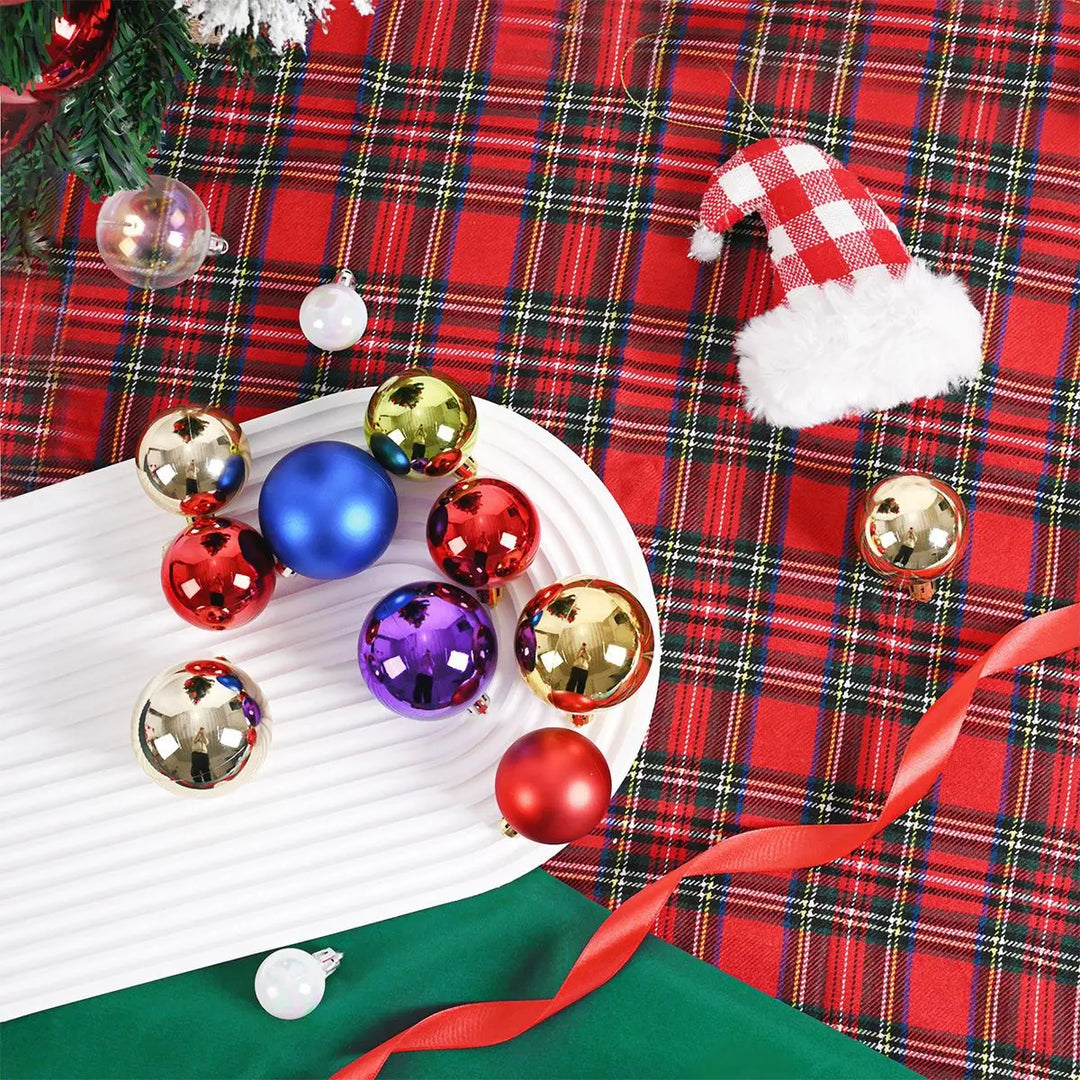 Xmas Tree Pendants 24pcs Hanging Balls