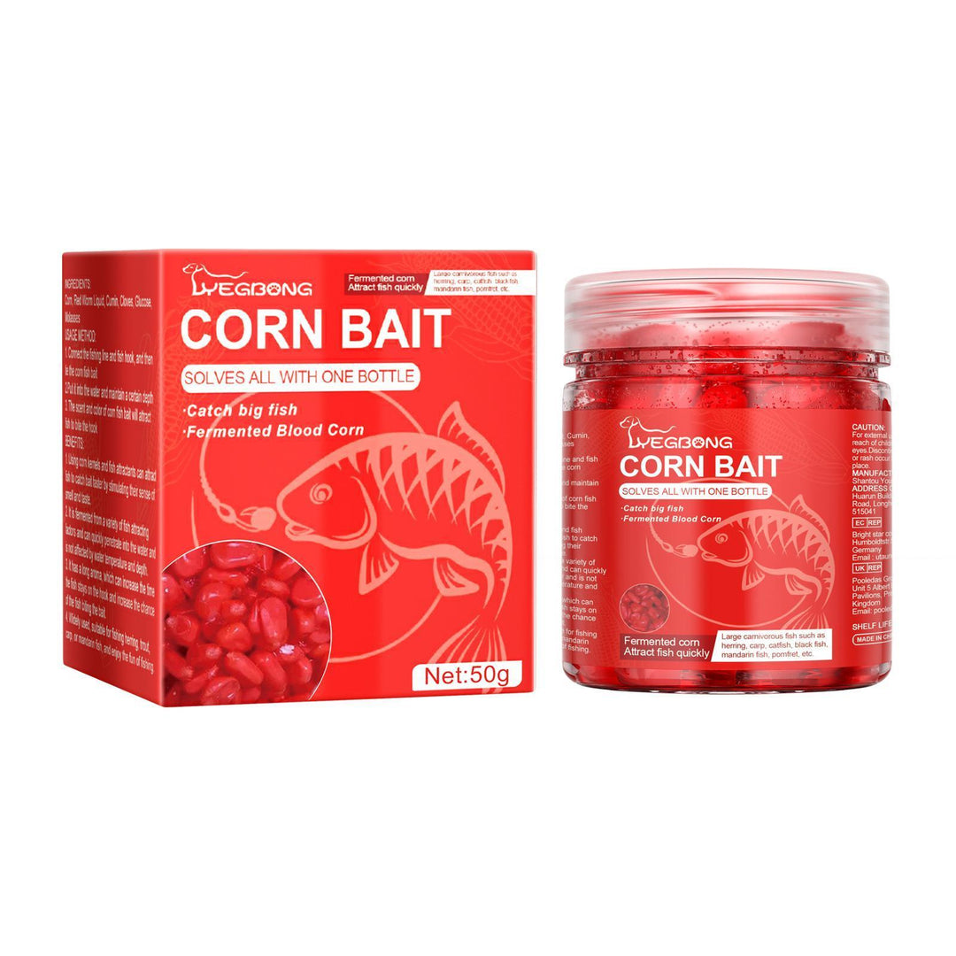 Corn fishing bait for reservoir use