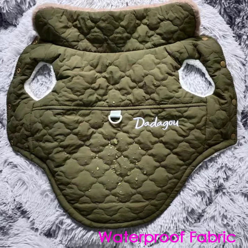 Yorkie Dog Jacket with Fur Collar