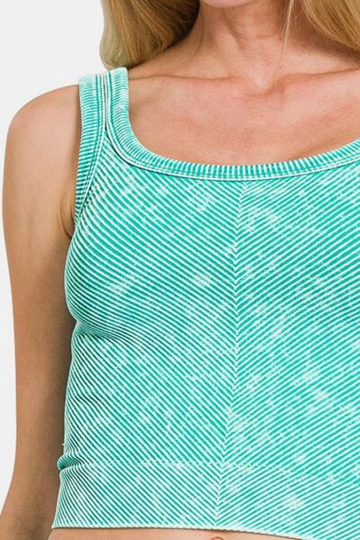 Zenana Fashion Ribbed Tank
