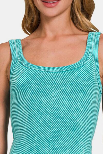 Zenana Ribbed Tank Perfect Fit
