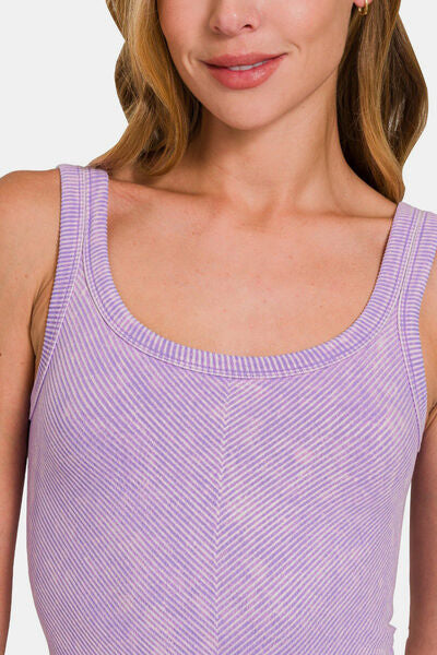 Zenana Ribbed Tank Summer Wear
