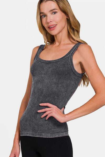 Zenana Women's Ribbed Tank
