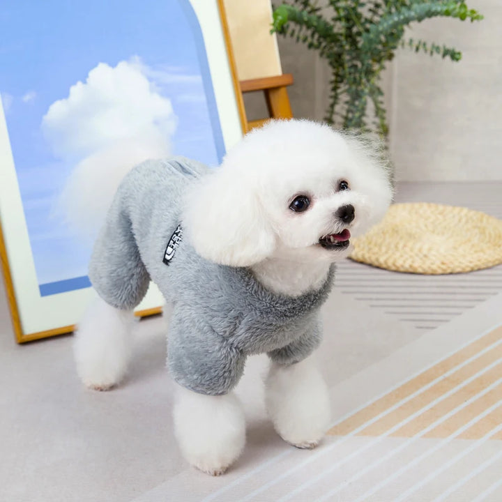 Zipper Dog Coat for Cold Weather
