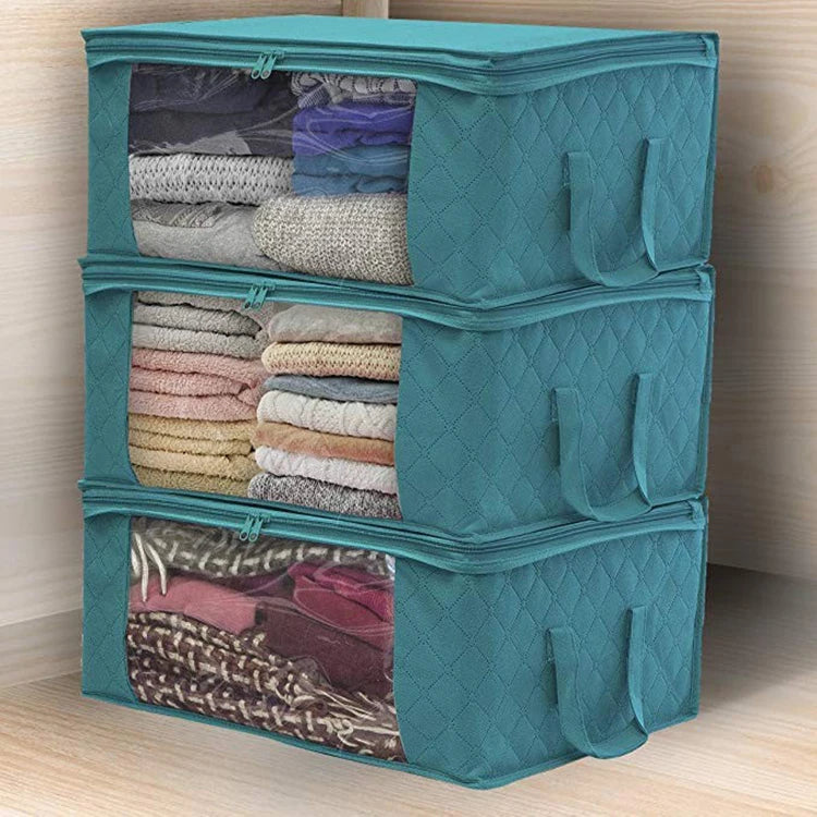 Zippered clothing storage case