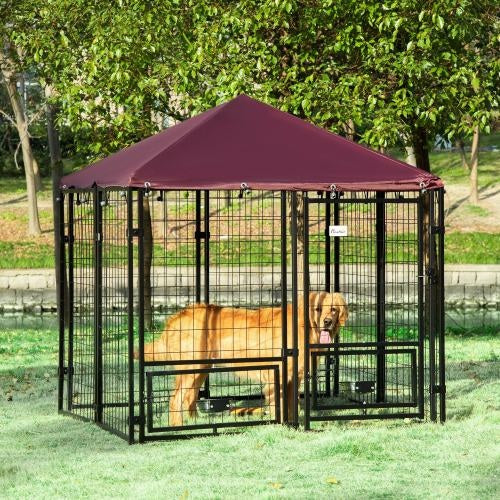 Durable Steel Dog Kennel