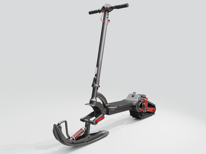 Adult Electric Snow Scooter (2000W/ 40KM Range/ 45KMPH Top Speed) Black - KL15