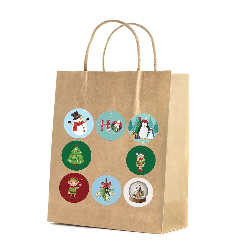 bag sealing stickers for Christmas