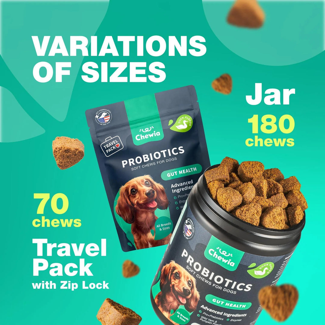 Variations Sizes of Probiotics Chews