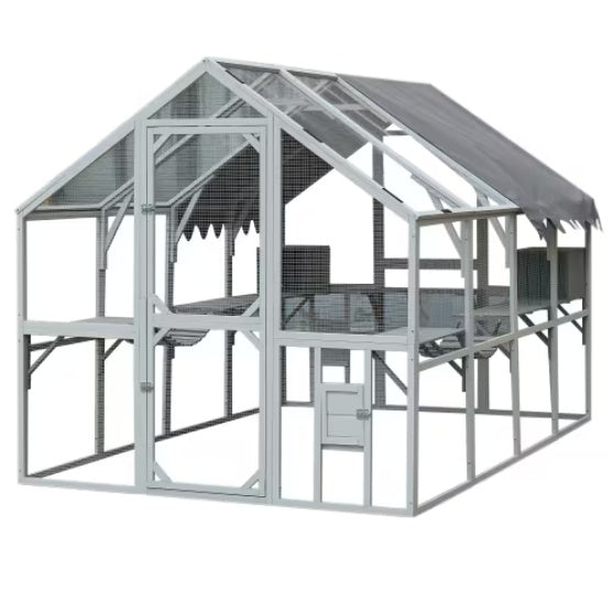 Enclosed Cat Playhouse Outdoor