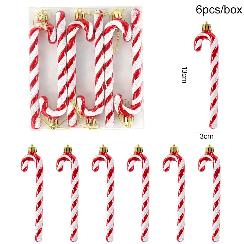 candy cane pendant set for Xmas