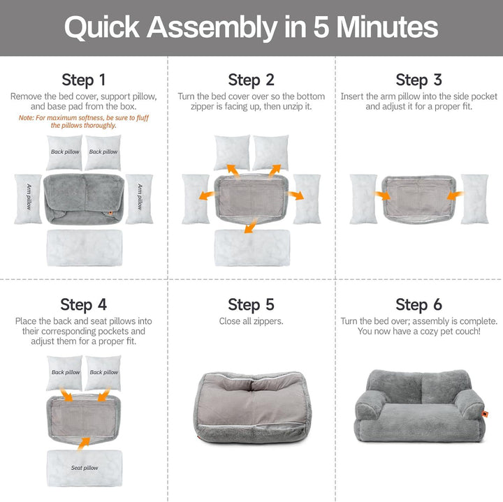 Kitten Sleeping Plush Bed