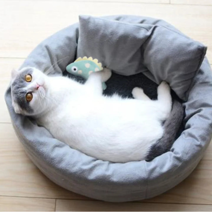 cute 1pec Soft Plush Cat Bite Toy 