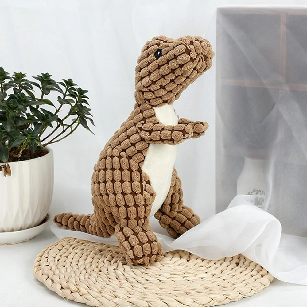 cute Plush Dinosaur Dog Chew Toy
